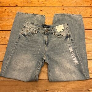 aero baggy wide leg jeans